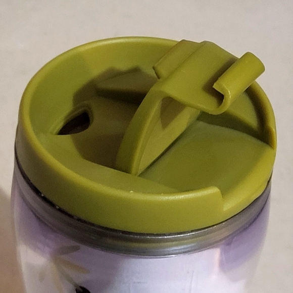 Starbucks Coffee 2008 Tumbler Metallic Foil Flowers Butterfly 12oz Travel Cup - Picture 3 of 8